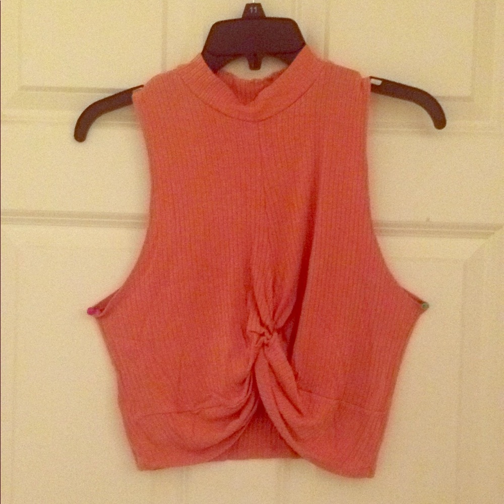 Pink crop top